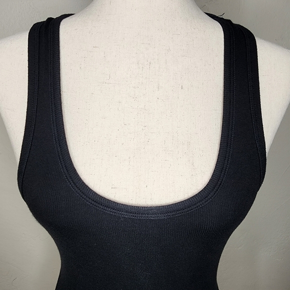AGOLDE Rib Tank Bodysuit in Black Size Small - Picture 7 of 14